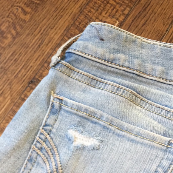 Vintage Y2K Unique Low Rise Sequin Hollister Skinny Jeans - Picture 9 of 9